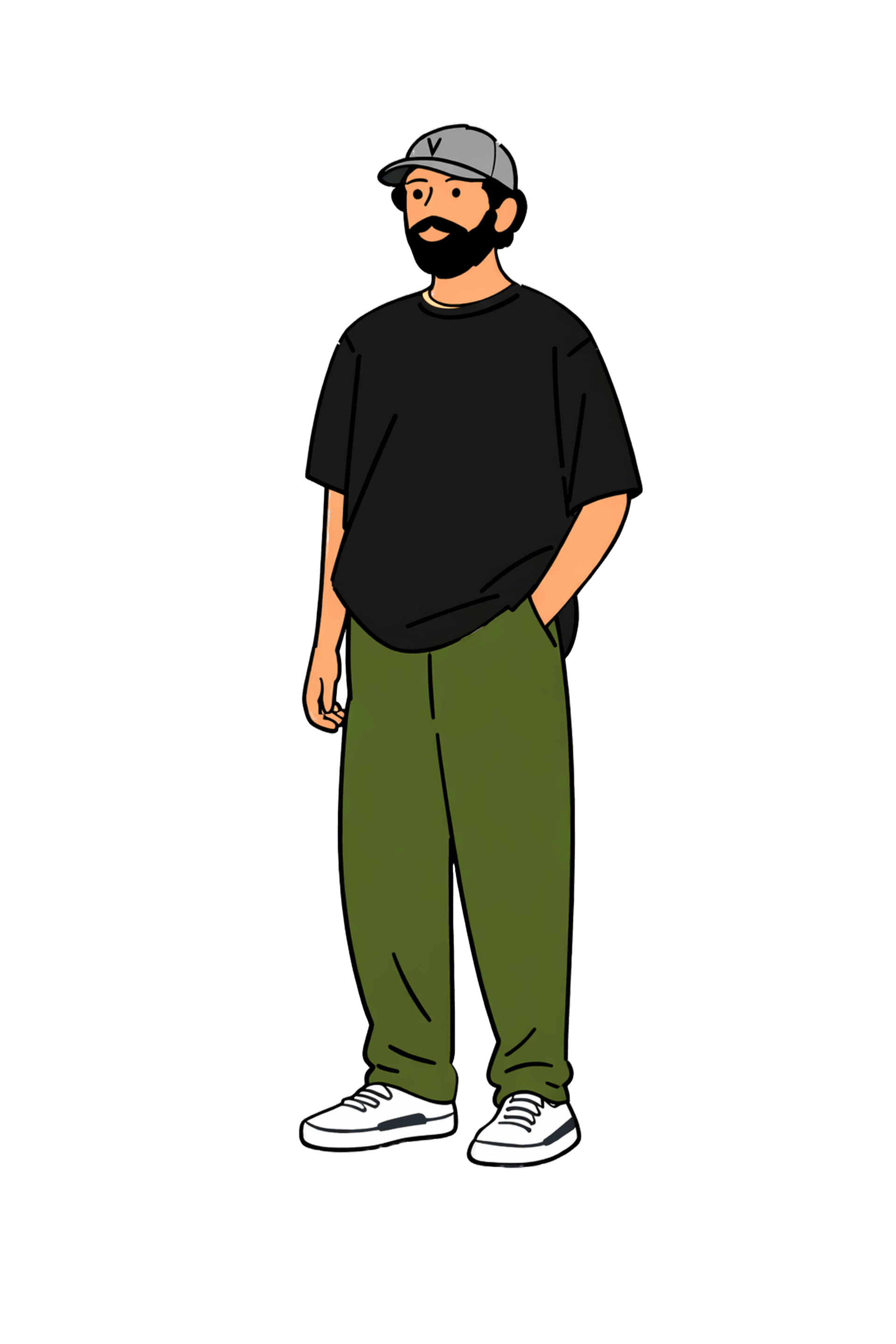 Amar Reddy illustrated pixel character for portfolio hero section