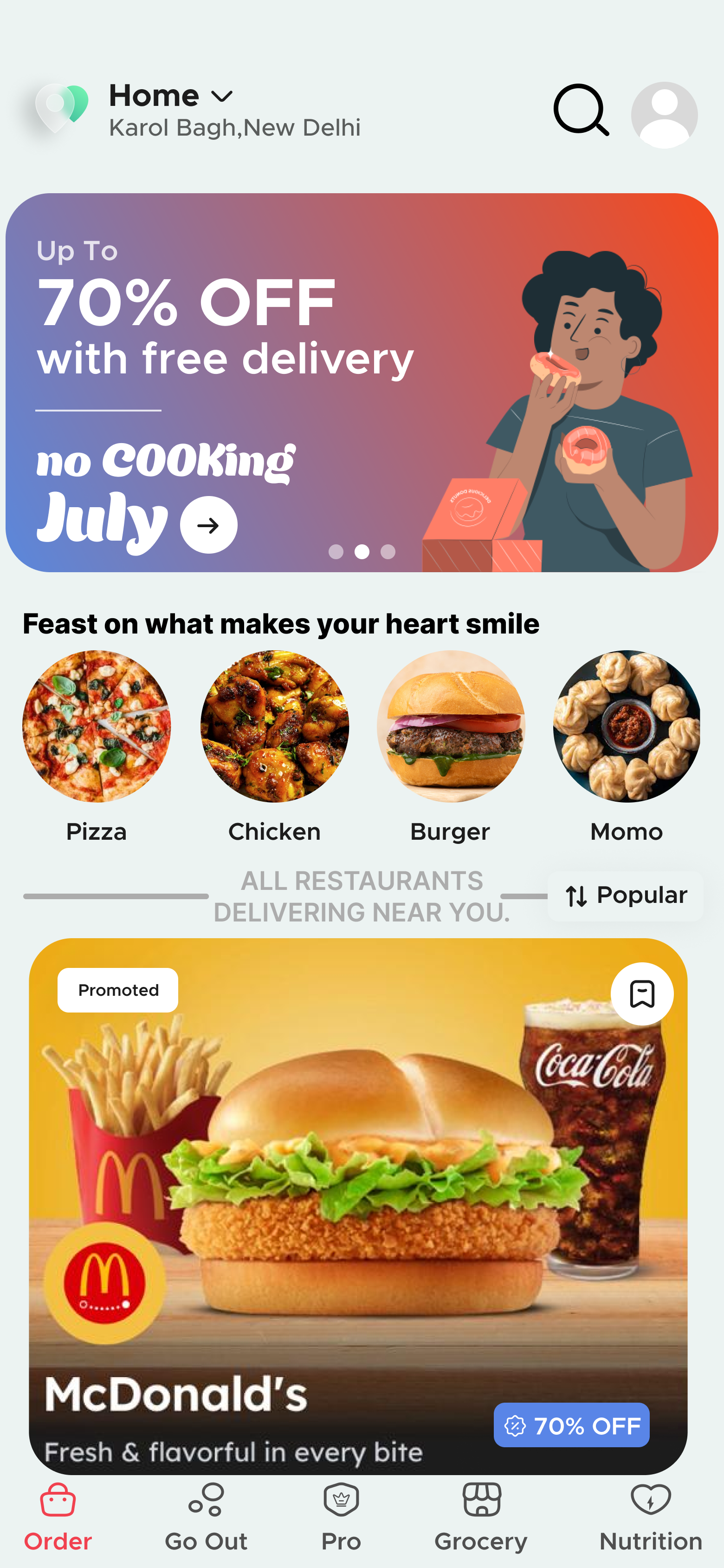Uber Eats Redesign project interface screenshot — Amar Reddy portfolio